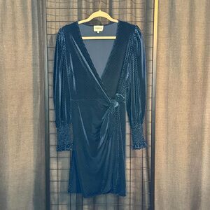 FRNCH Paris | velvet wrap dress